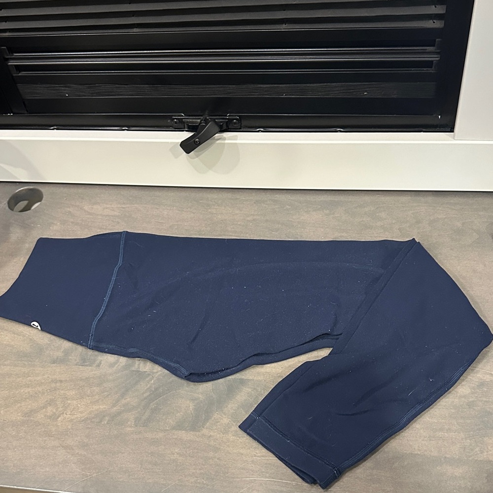 Navy Blue Athletic Leggings